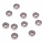 10 vnt 5 * 14 * 5 mm gilių griovelių sferiniai anglies plieno miniatiūriniai guoliai 605 Zz