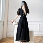 Balta nėriniuota suknelė moterims vasarą Fairy Super Fairy suknelė su baltu sijonu Ilgas prancūzi&scaron;kas juosmens temperamentas ilgas sijonas vasara S dramblio kaulas