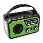 Lauko i&scaron;gyvenimo orų radijas AM/FM/WB NOAA Saulės energija, rankiniu būdu užvedamas, įkraunamas energijos bankas, suderinamas su Bluetooth garsiakalbis, SOS signalas