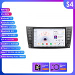 Ossuret 8 Mercedes Benz E-klasei W211 E200 E220 E300 E350 E240 E270 E280 W219 su automobilio radijo palaikymu, belaidžiu i&scaron;maniuoju DVR, Carplay, Android Auto S4 8Core 4G 32G