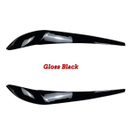 Skirta BMW X3 F25 X4 F26 2014 2015 2016 2017 2018 Blizgus juodas/Anglies pluo&scaron;to imitacijos Automobilio priekinių žibintų vokeliai Antakiai Kėbulo rinkinio lipdukas Tiuningas