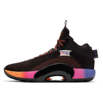 Vyrams skirti sportbačiai Air Jordan 35 Sunset CQ4227-004, juodi, Hyper Grape Fuchsia, Blast, 422700 41
