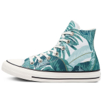 Converse Chuck Taylor All Star Hi Kasdieniai Spalvoti Auk&scaron;to Vir&scaron;aus Drobės Batai Unisex Sportbačiai Balti Žali 171078C 37.5