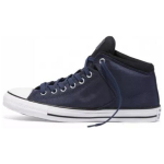 Converse Ctas High Street Patogūs Universalūs Patvarūs Lengvi Auk&scaron;takulniai Drobės Batai Unisex Sportbačiai Mėlyni Balti 157449C 42.5