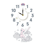 Toyo Case Pokemon Sieninis laikrodis Lengvas iki P29 x A41cm Lipdukas, Užklijuoti, (03 Miau)