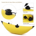 PVC pripučiamas baidarių stabilizatorius, kanoja, žvejybos valtis, stovėjimo plūdurų stabilizavimo sistema balta