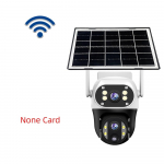 V380 Lauko Namų Sodo Stebėjimo Dvigubas Objektyvas Spalvotas Naktinis Matymas 4G/Wifi Nuotolinė Saulės Kamera WIFI Camera No Card