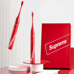 ApiYoo x Supreme elektrinis dantų &scaron;epetėlis Kinijos ki&scaron;tukas (adapteris įtrauktas)