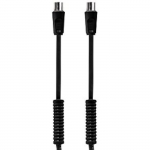 Antenne TV M-H avec filtres Noir 3 m - DCU Technologic juoda