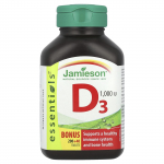 Jamieson vitaminai, Essentials&trade;, vitaminas D3, 1000 TV, 240 tablečių