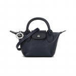 Longchamp Le Pliage Cuir Atsegama rankinė per petį Mini Moteri&scaron;kos rankinės Laivyno mėlyna 10099757556 Basic Set (Bag+Dust Bag)