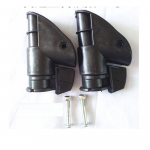 Juodos Sulankstomos Gulto Kėdės Priedai Plastikiniai 90*84mm/3.55*3.31 Plastikinis Metalinis Traukimo Žiedelis Fiksavimo Sagtis Sulankstomos Gulto Kėdės
