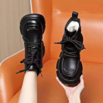 Didelio dydžio moteri&scaron;ki mink&scaron;to paduko žieminiai &scaron;ilti neslystantys kailiniai sniego batai su pamu&scaron;alu, ankle boots, vandeniui atsparūs lauko sportui, medvilniniai batai, Martin batai 35