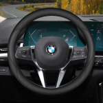 Skirta BMW X3 G45 2025~2027 2026 Automobilio Vairo rato Neslystanti, Atspari Įbrėžimams ir Dėvėjimuisi Odinė Apsauginė Apdangalas Interjero Aksesuarai O-type Black