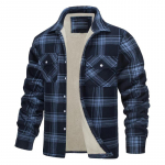 Vyri&scaron;kas fliso languotas &scaron;varkas Laisvas medvilninis &scaron;varkas Sutir&scaron;tintas pamu&scaron;alas Flanelinis &Scaron;iltas vir&scaron;utinis drabužis Ruduo Žiema Darbo paltas Vir&scaron;utinis drabužis S-5XL XL pilka spalva