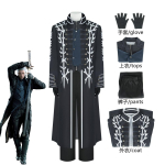 Vergilio Cosplay Žaidimo Nelo Angelo Kostiumas Karnavalo Helovino Komiksų Animacijos &Scaron;ventės Drabužiai Perukas M&Vergil black