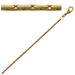Les Tr&eacute;sors De Lily [C7315] - Chaine Plaqu&eacute; Or 'Paloma' dor&eacute; - 45 cm 1. 6 mm