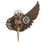 &bdquo;Steampunk&ldquo; sagės atvartas &bdquo;Steampunk&ldquo; ženklelio smeigtukas &bdquo;Gothic&ldquo; sagės segtukas