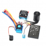 3650 be&scaron;epetėlis variklis 3900KV su 120A be&scaron;epetėliu ESC au&scaron;intuvo programavimo kortele, skirta 1/8/1/10 RC automobiliui