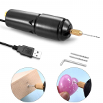 0,7-1,2 mm Ne&scaron;iojamas rankinis mini elektrinis grąžtas perlams, epoksidinei dervai, papuo&scaron;alų gamybai, &bdquo;pasidaryk pats&ldquo; medžio amatų įrankiai su 5 V USB duomenų kabeliu 1set