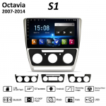 Belaidis Android automobilinis radijas, skirtas Skoda Octavia 2007-2014 automobilių multimedijos vaizdo grotuvas Navigacija GPS WIFI 1+16GB