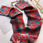 &Scaron;ilko juostelė &Scaron;alikas Satino Galvos skarelė Prabangiai Ilgi Plaukai Rankų Dizainas Mados Spaudos Rie&scaron;as Foulard Bandana Kaklo kaklarai&scaron;tis &Scaron;alikai pilka spalva