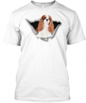 Suplė&scaron;yti Cavalier King Charles Spaniel standartiniai unisex mar&scaron;kinėliai S