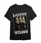 Lainey Wilson 2023 m. turo unisex mar&scaron;kinėliai &bdquo;Trippy Peach&ldquo; S