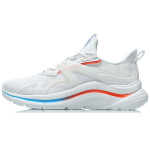 Li Ning Flow Cloud Smūgio Absorbcija Neslystantys Atsparūs Dėvėjimuisi Žemo Aulo Bėgimo Batai Vyrams Bėgimo Batai Balta Mėlyna Oranžinė AGLR033-3 42⅓