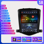 Carplay 4G-LTE 7862 DSP 9,7 colių 2 din Android automobilio radijas, skirtas Chevrolet Cruze J300 2008 2009 2010 2011 2012 Pažangus ekranas Multimedija Vaizdo GPS RDS S8 8Core 8G 128G AI