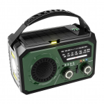 Lauko i&scaron;gyvenimo orų radijas AM/FM/WB NOAA Saulės energija, rankiniu būdu užvedamas, įkraunamas energijos bankas, suderinamas su Bluetooth garsiakalbis, SOS signalas