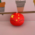 10cm Polandball pliu&scaron;inis žaislas JK Ukraina Vokietija Countryball i&scaron;kam&scaron;a lėlė dekoracija 10cm