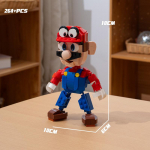Super Mario Bros kaladėlės Yoshi Luigi Žvaigždė Surinkimas Klaustukas MOC 3D modelis Mario Mini kaladėlių žaislas Kalėdų dovanai No Box