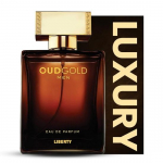 Liberty vyri&scaron;ki kvepalai Luxury Oudgold skystas Eau de Parfum (EDP) Auk&scaron;čiausios kokybės ilgai i&scaron;liekantis Oud ir medienos aromatas Eleganti&scaron;kas kvapas jam 100 ml