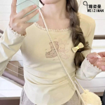 Kawaii Mielos Harajuku Mar&scaron;kinėliai Moterims Japoni&scaron;ka Mada Animacinių Filmukų Spauda Nėrinių Lopų Darbas Slim Mar&scaron;kinėliai Topai Mink&scaron;ta Mergaiti&scaron;ka Vasara XL