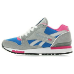 Reebok GL6000 Patogūs Smūgius Sugeriantys Dilimui Atsparūs Žemi Bėgimo Bateliai Unisex Bėgimo Bateliai Pilki Mėlyni Rožiniai V54914 36.5