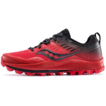 Saucony Peregrine 10 ST Patogūs, amortizuojantys, neslystantys, ilgaamžiai, lengvi, žemi sportiniai bateliai vyrams Raudoni Juodi S20568-20 40