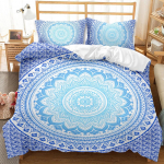 Bohemi&scaron;ka Mandala Antklodės Užvalkalas Karali&scaron;ko Dydžio Tie Dye Spiralinis Antklodės Užvalkalas Hipi&scaron;ka Boho Patalių Komplektas Egzoti&scaron;kas Gėlių Poliesterio Antklodės Užvalkalas EU single(135x200cm)