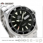 Orient Mako III Automatinis vyri&scaron;kas nardymo laikrodis, RN-AA0001B, Juodas ciferblatas, Safyro stiklas, Atsparus vandeniui 200m, Japonijos mechanizmas, Gamintojo garantija juoda