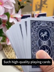 Patvarios, sutir&scaron;tintos pokerio ir mažongo kortos, skirtos buitiniams ir &scaron;achmatų kambariams 5 sets white