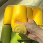 Mėtų žalumo hi Tortas Lėtai kylantis Squishy Ryžių pyragas Anti-streso Fidget žaislas Imitacinis maistas Spaudyti vaikams ir suaugusiems Smagi dovana