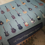 Guitar Vintage Plakatų Baras Kavinė Kraft Paper Home Decor 1