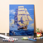 &bdquo;Pasidaryk pats&ldquo; tapyba pagal skaičius Pomėgiai Amatai Skaičiai Tapyba Skaitmeninė tapyba aliejiniais dažais Namų dekoravimo menai 40x50cm no frame