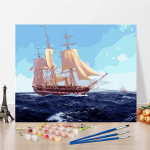 Skaitmeninė aliejinė tapyba &bdquo;Pasidaryk pats&ldquo; Tapyba pagal skaičius Drobės numeriai Aliejinė tapyba Namų dekoravimo menas 40x50cm no frame