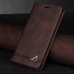 Atverčiamas PU odinis apsauginis telefono dėklas, skirtas Xiaomi Mi POCO F3 X3 NFC 10T Redmi Note 10 9 8 7 Pro 10S 9S 8T Redmi 9A 9C 8A 7A Kortelės lizdo piniginės galinis dangtelis Redmi Note 9 Pro kava