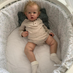 70 CM 3D Odos rankų dažai Mink&scaron;tas silikoninis Reborn Baby Doll žaislas mergaitei 28 colių tikrovi&scaron;kas &scaron;viesiaplaukis bamblys Art Bebe