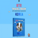 BTS kelionių knyga su naudingomis korėjieti&scaron;komis i&scaron;rai&scaron;komis + atvirukas