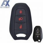 Silikoninis automobilio raktų dėklas, skirtas Peugeot 208 308 508, skirtas Citroen C4 DS3 DS5 DS6 dangtelis be rakto nuotolinio valdymo pulto korpuso striukės rankovių apsauga