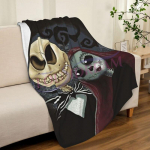 Skull Lover serijos antklodė 3D spausdinimo mada Helovinas meilužis flanelinė sofos antklodė Unikali kaukolės kalėdinė antklodė 75x90cm
