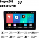 Automobilių radijas, skirtas Peugeot 308 308S 2015-2018 Wireless Carplay Carplay Car Multimedia Player Intelligent System Android WIFI GPS Navigation 2+32GB 2+32GB